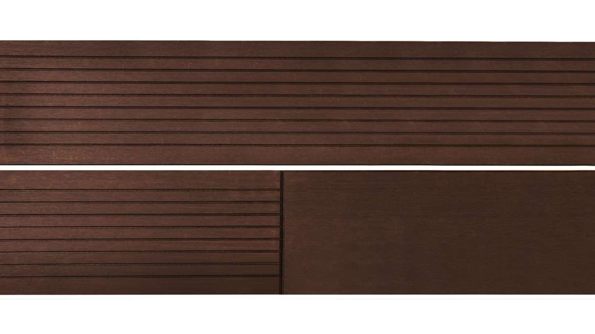 planeo legno per esterni - bambù scuro - liscio/scuro