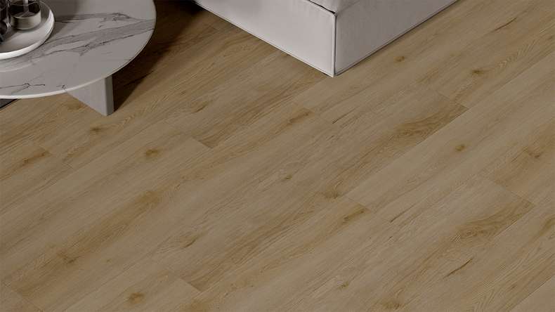 planeo Vinile rigido a incastro - HOMEtec Pro 50 IXPE Rovere sabbia calda | Isolamento acustico integrato (RP-E50-5)