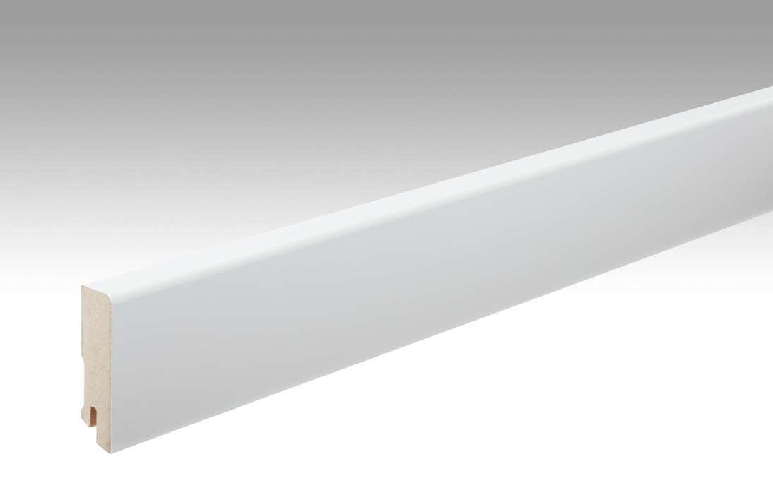Battiscopa MEISTER Uni bianco lucido DF 324 - 2380 x 60 x 16 mm (200010-2380-00324)