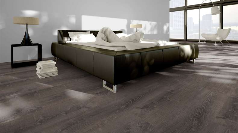 Vinile a incastro Skaben - ProfiKlick grigio rovere fumé | goffratura sincrona (SP-6200195)