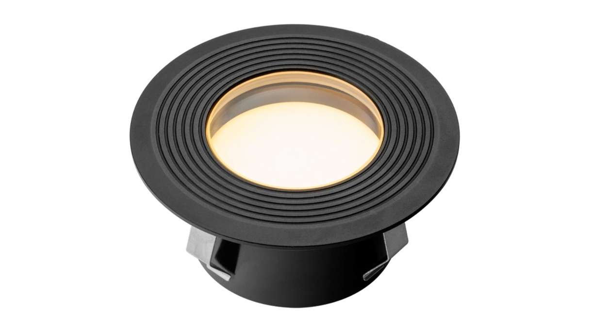 planeo illuminazione per terrazze 12V - Luce da incasso LED Onyx 90 RA - 2W 76Lumen