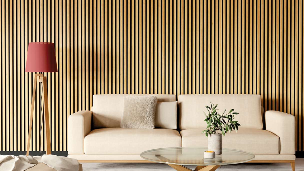 Skaben Pannelli acustici SilentWall Comfort - rovere marrone chiaro - 250 x 30 cm