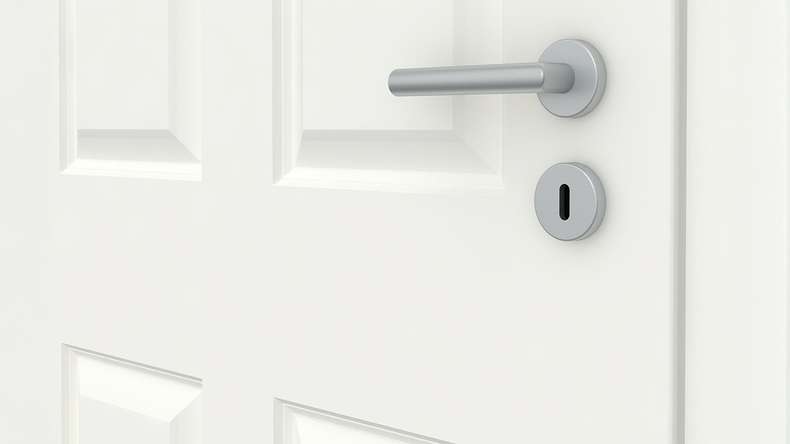 porta interna planeo country house VELA Casa 4F laccato bianco 9010 bordo tondo | laccato - 1985 x 610|735|860|985 mm