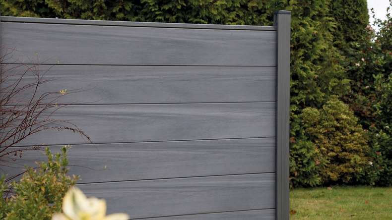 planeo Gardence Strong XL - Profilo singolo Grigio pietra Grigio coex 1800 x 261cm