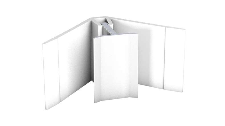 sistema di profili a parete planeo angolo interno 369 - 260 cm