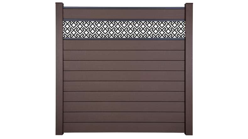 planeo Gardence Strong - recinzione a innesto BPC Abstract Terra 180 x 180 cm