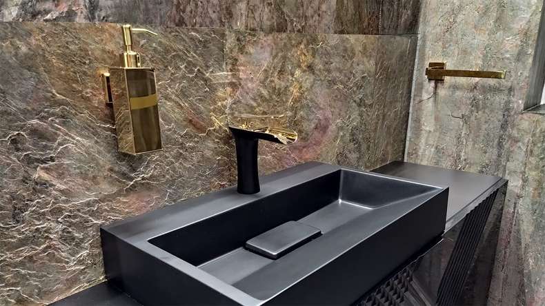 planeo EVOLITH Slate&Stone - Rivestimento in pietra naturale Oxide Wood 1220 x 610 mm