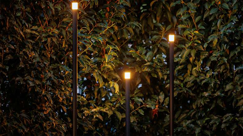 planeo illuminazione da giardino 12V - Piantana LED Erba 3 Set - 1W 100 Lumen