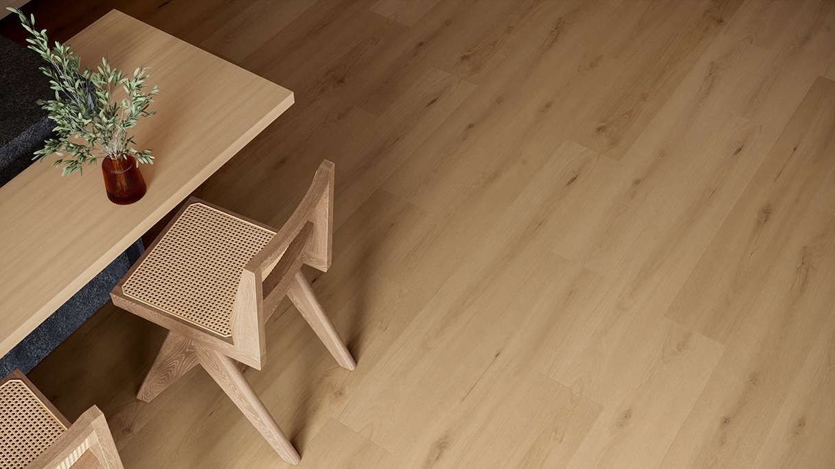 planeo WPC Vinile ad incastro - PUREtec MAX 70 EIR Pure Golden Oak | Isolamento acustico integrato (RP-A50-7)
