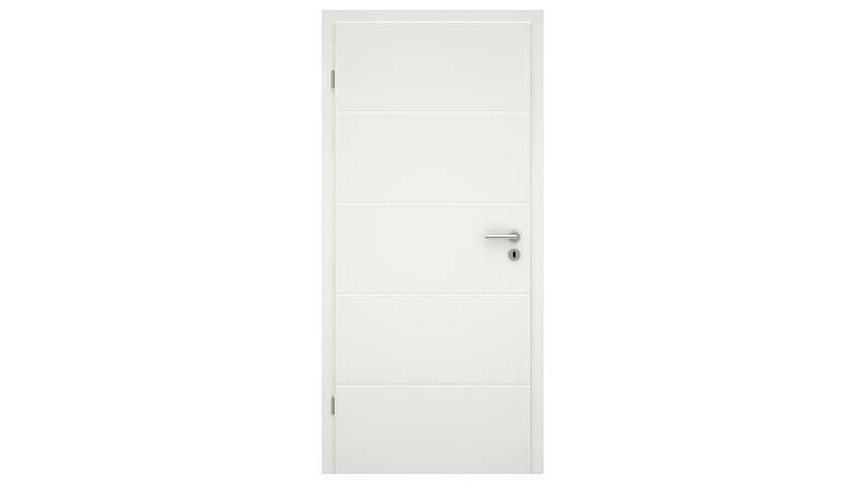 planeo design porta interna VELA Kado 5O laccato bianco 9010 bordo angolare | laccato - 1985 x 610|735|860|985 mm