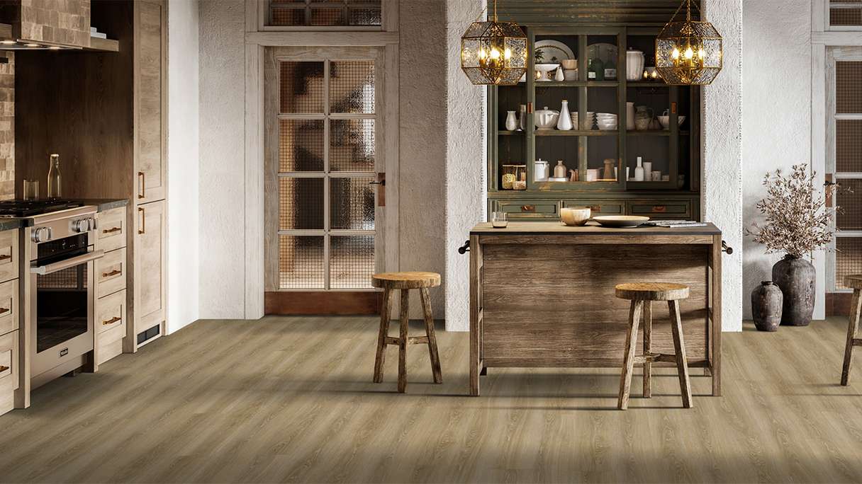Gerflor Klick Vinyl - Senso Premium Rigid Acoustic Meadow spring honey | Isolamento acustico integrato (39471507)