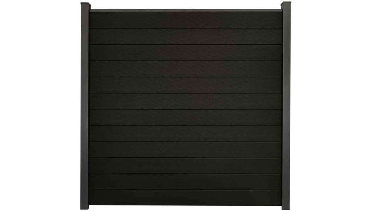 planeo Gardence Strong - Recinzione in BPC quadrato Nero co-ex