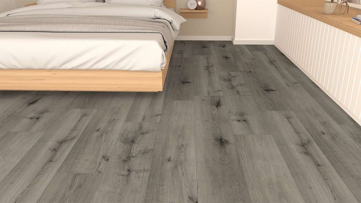 SKAVA Rigido Vinile ad incastro - Home Grey Oak | isolamento acustico integrato (LO-1090)