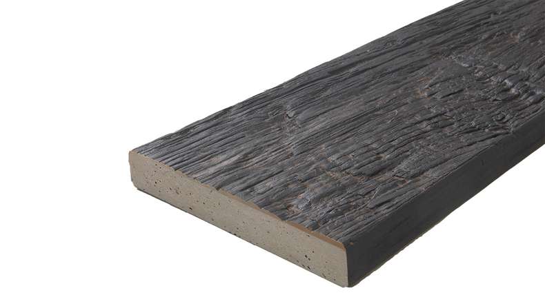 decking massiccio planeo Antica PureBoard - Rovere nero 3,6 m strutturato