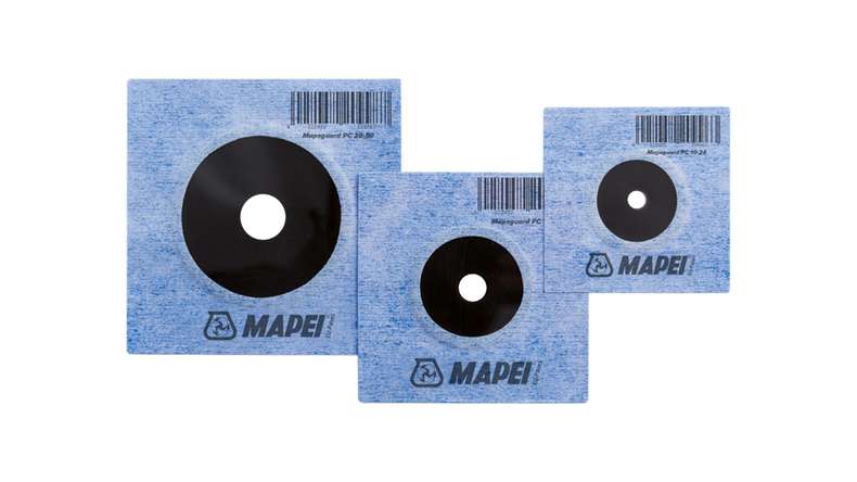 Mapei Mapeguard WP 200 collare di tenuta 8x8cm per connessioni 10-24mm