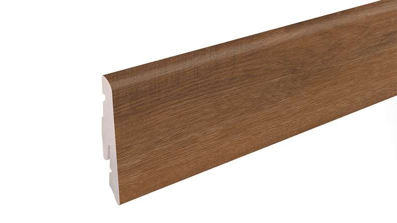 battiscopa planeo SolutionX 2in1 - 2400 x 14 x 58 mm rovere scuro (SL0080)