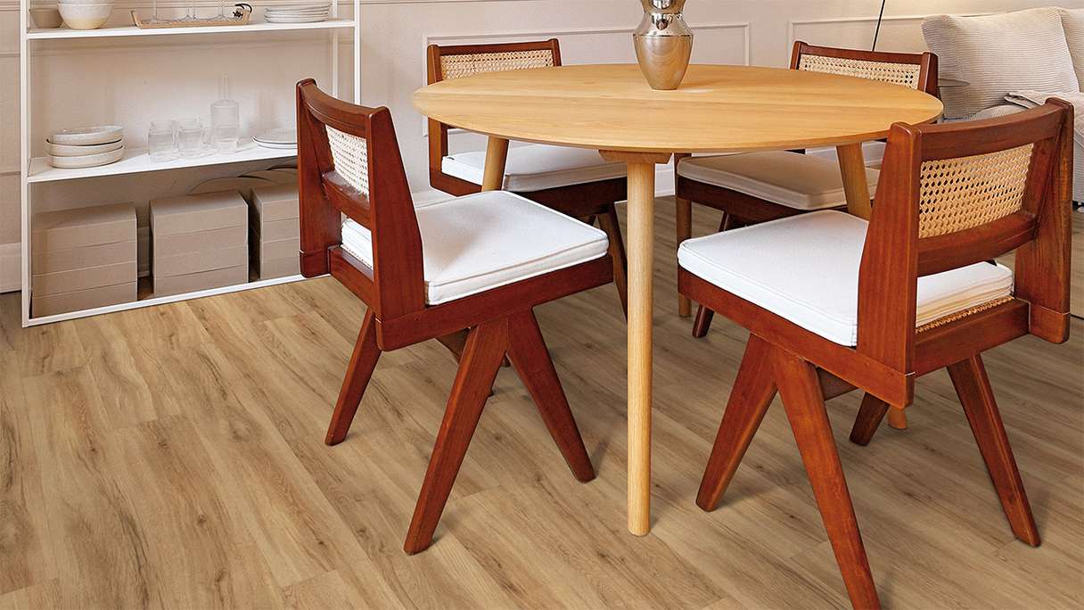 planeo Vinile rigido a incastro - FlexCore 55 Classic Oak | Isolamento acustico integrato (plfc-5201FS55)