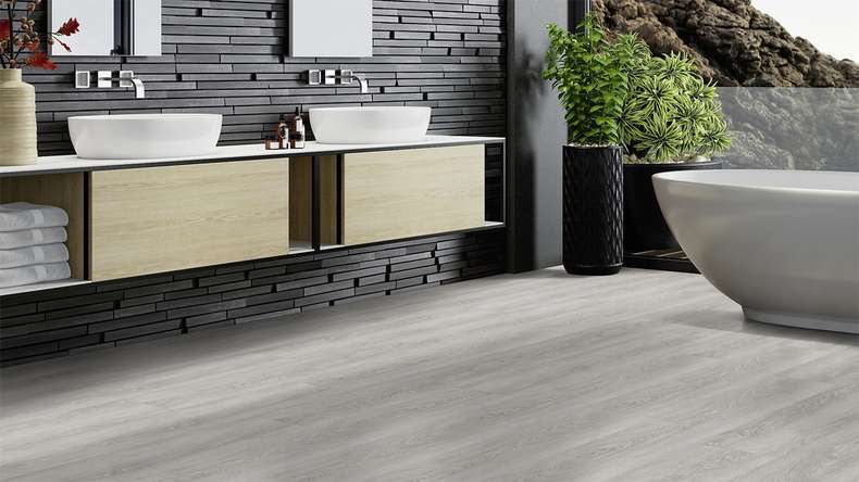 Gerflor Vinile ad incastro - Virtuo 30 Rigid Acoustic EIR Bohem Dark Grey | isolamento acustico integrato (39111457)