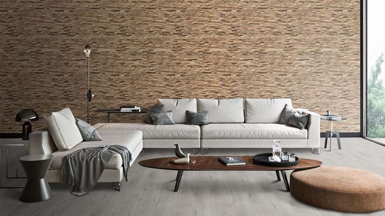 Skaben WoodWall - Legno costiero Hevea Nature