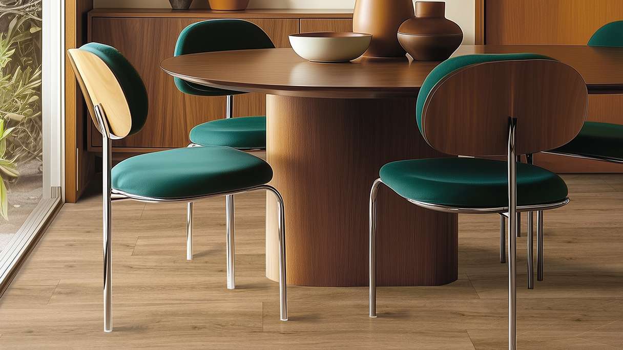 Gerflor Klick Vinyl Rigid - Creation 55 Clic Acoustic Quartet Honey | Isolamento acustico integrato (61240870)