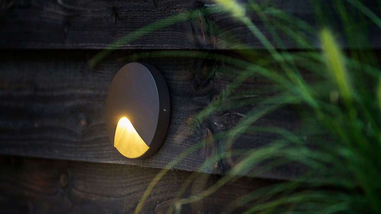 planeo illuminazione giardino 12V - Applique a LED Kuma a parete Alu - 6W 294Lumen