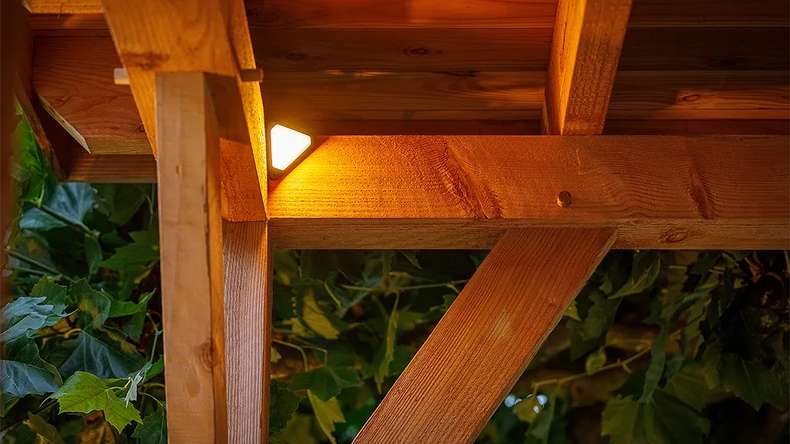 planeo illuminazione da giardino 12V - Applique LED Tiga Corner - 3,5W 100 lumen