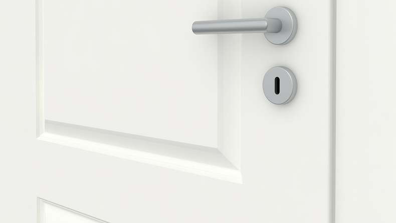 porta interna planeo country house VELA Casa 2F laccato bianco 9010 bordo tondo | laccato - 1985 x 610|735|860|985 mm