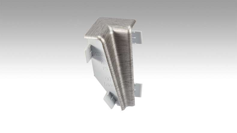 Angolo interno MEISTER per profilo battiscopa 3 PK 2002 in acciaio inox (800015-01-02002)