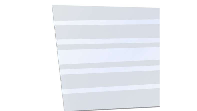 planeo Gardence Strong - Inserto di design Profilo in vetro