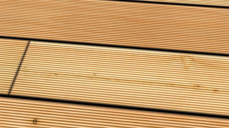 Decking in legno TerraWood - abete Douglas canadese - scanalato / scanalato