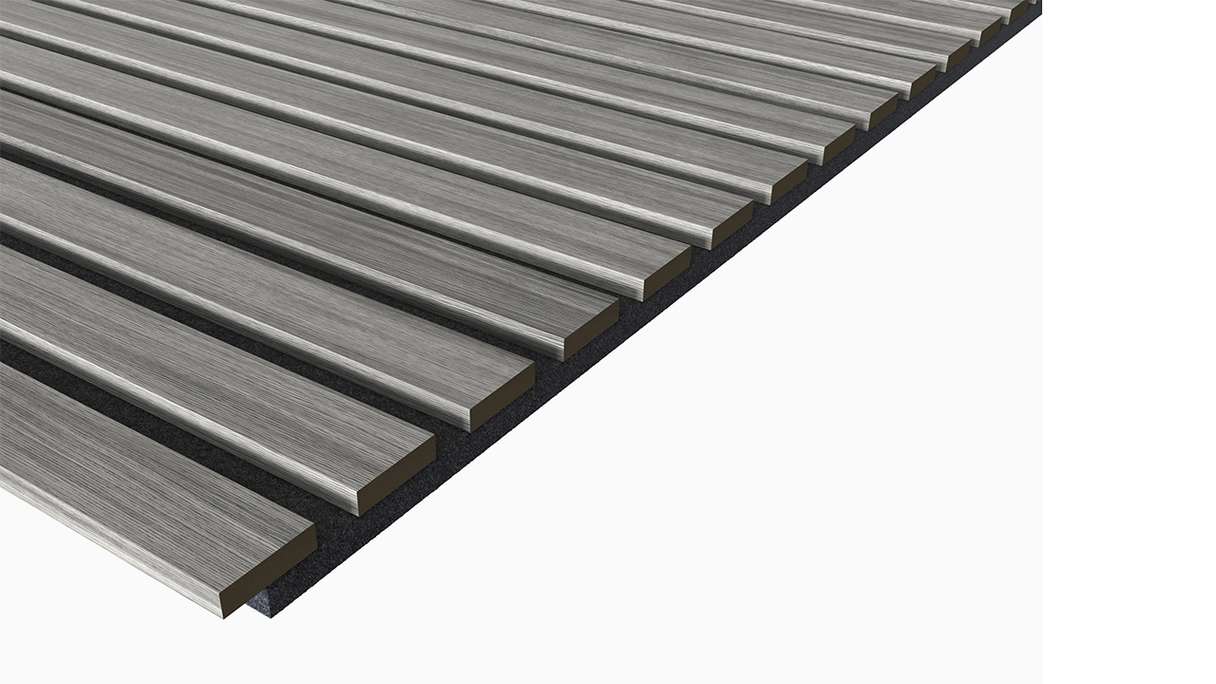 pannelli acustici planeo - Grigio rovere - 2400 x 525 x 18 mm (PU-A-006)