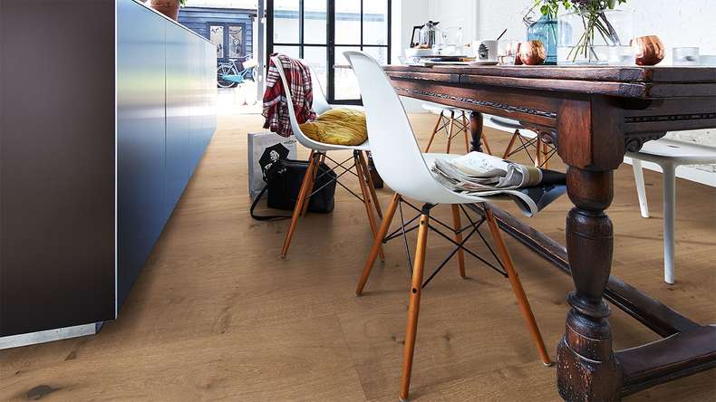 MEISTER Lindura pavimento in legno HD 400 - 08905 Rovere autentico greige oliato naturale 2200 x 270 x 11 mm (500213-2200270-08905)