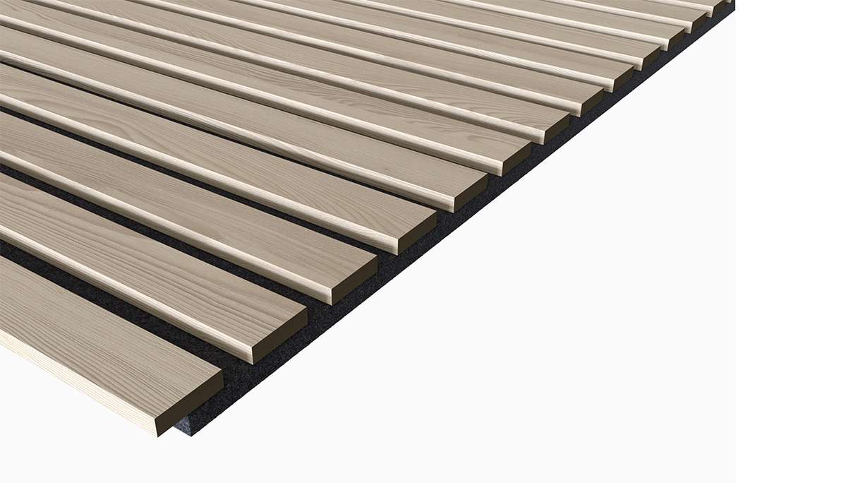 pannelli acustici planeo - rovere chiaro - 2400 x 525 x 18 mm (PU-A-00)