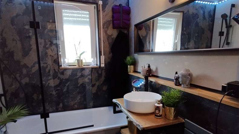 planeo EVOLITH Slate&Stone - Rivestimento in pietra naturale Terracrust 1220 x 610 mm