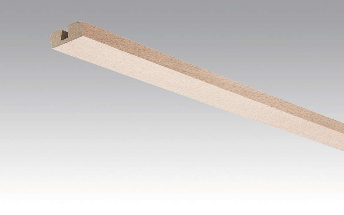 Battiscopa MEISTER battiscopa a soffitto in faggio puro 4094 - 2380 x 40 x 15 mm (200032-2380-04094)