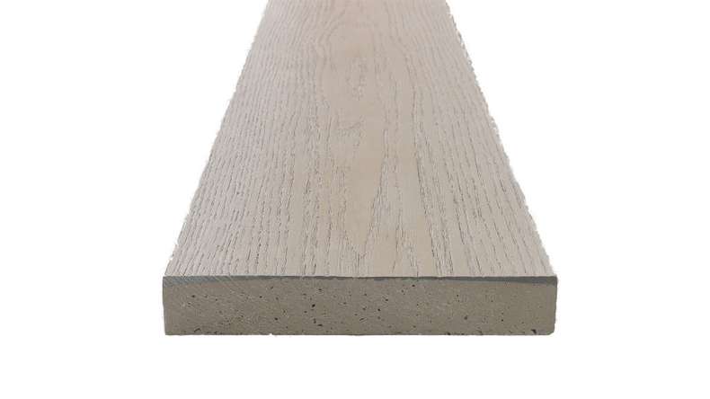 planeo Authoria PureBoard decking solido - Grigio chiaro 3,6 m testurizzato