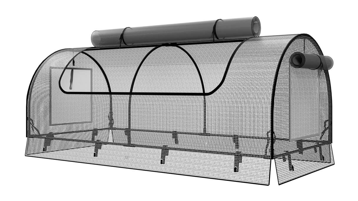 planeo Rete per letto rialzato PE - Bianco 149,9 x 69,4 x 62 cm