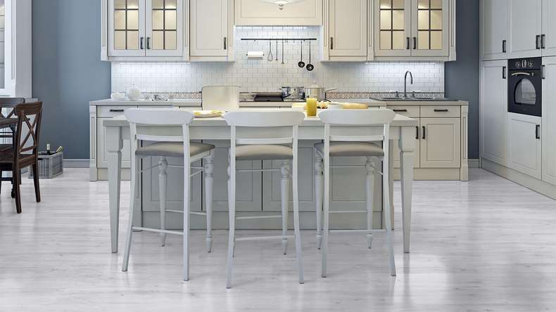 Gerflor Klick Vinyl - Senso Premium Rigid Acoustic Sunny bianco | Isolamento acustico integrato (39470286)