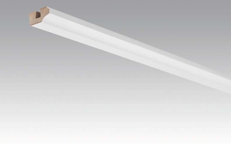 Battiscopa MEISTER battiscopa a soffitto Whiteline 4074 - 2380 x 38 x 19 mm (200031-2380-04074)