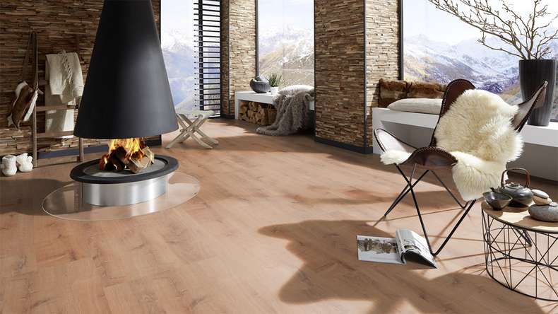 Vinile Skaben Klick - ProfiKlick Golden Oak Natural | Goffratura sincronizzata (SP-6200192)
