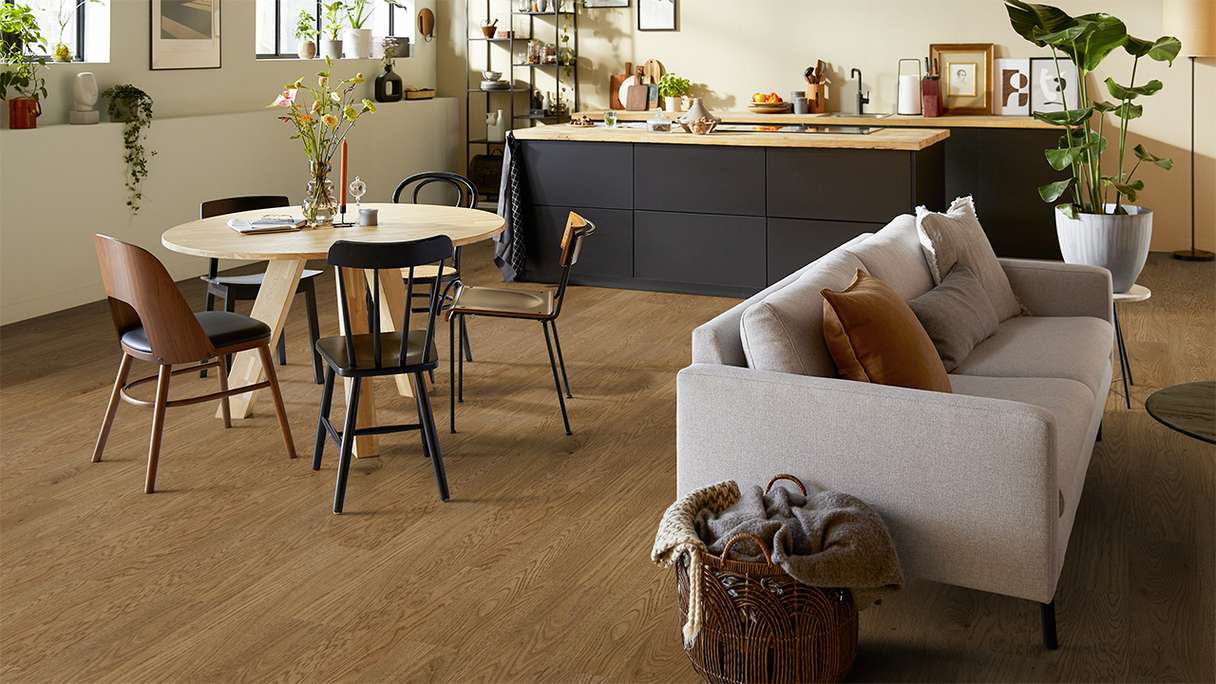 Vinile adesivo Forbo Allura Wood 55 - Rovere elegante miele 750 x 150 mm (60165DR5)