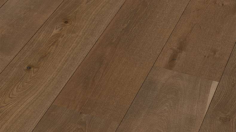 MEISTER Lindura pavimento in legno HD 400 - 08903 Rovere autentico grigio oliva texture vintage, oliato naturale 2200 x 270 x 11 mm (500213-2200270-08903)