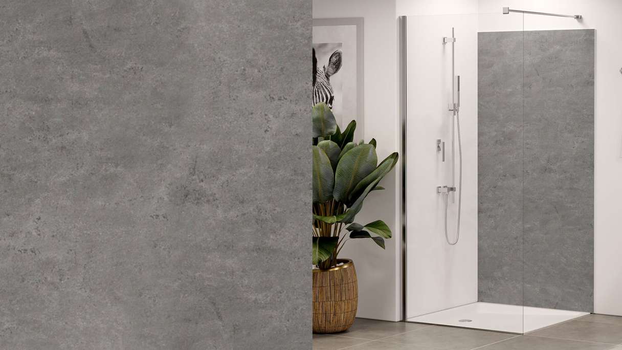 Planeo Wallboard - Calcestruzzo Grigio Scuro Opaco - vari formati