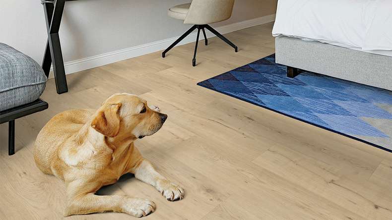 planeo Vinile rigido ad incastro - FlexCore 30 Misty Oak | Isolamento acustico integrato (plfc-5023FS30)