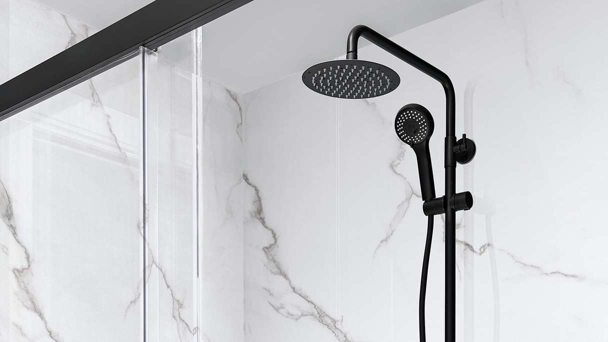 planeo StrongWall - Rivestimento in plastica XL Trapanesi 260 x 90 cm lucido