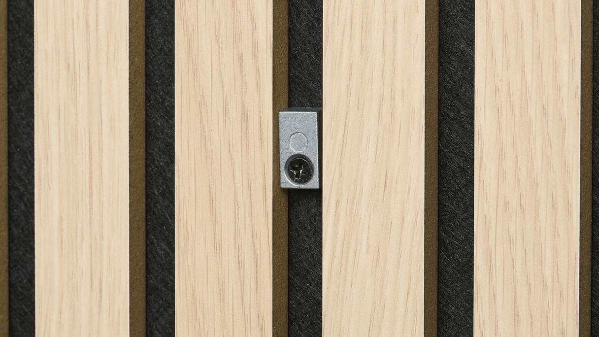 planeo Staffa verticale - Nero 2 pz.