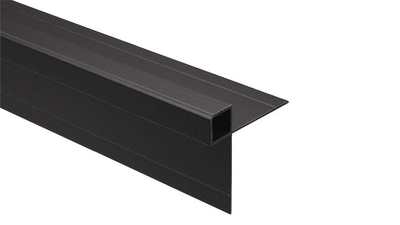 Profilo angolare esterno Trespa Proface - Metropolis Black 3000 mm