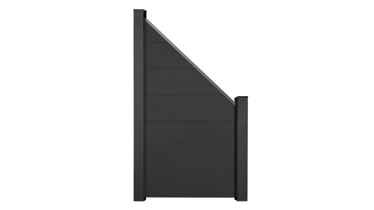 planeo Gardence Strong XL - Recinzione in BPC smussato antracite