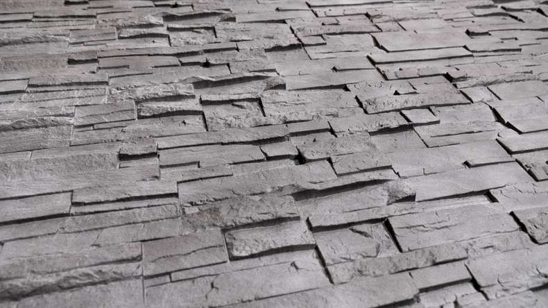 planeo rivestimento murale Novistone DS pietra laminata Antracite - 1054 x 334 mm