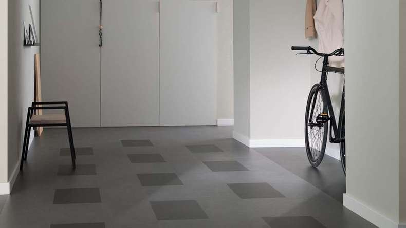 planeo linoleum click Linoklick - Foro nero 60x30cm - 633707